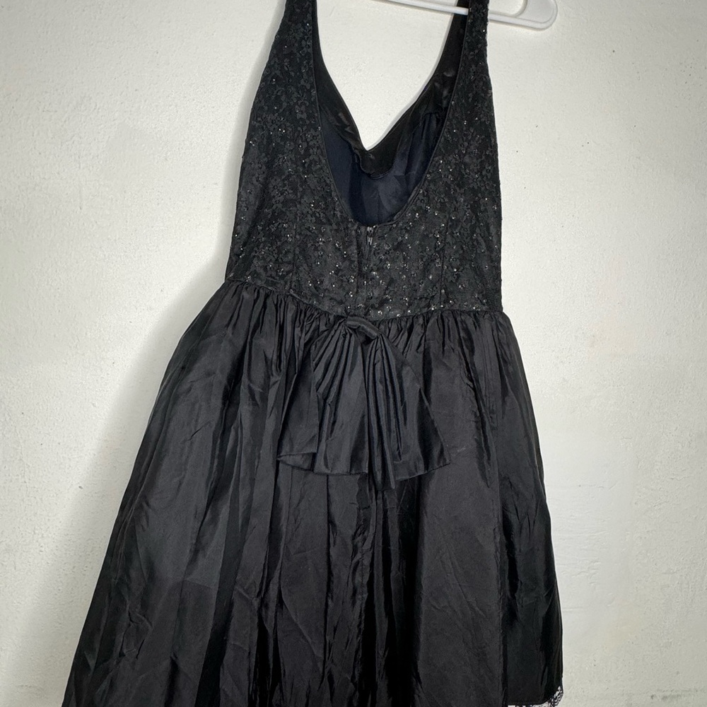 Gunne Sax Black Midi Dress - Picture 2 of 5